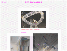 Tablet Screenshot of pedro-matias.com